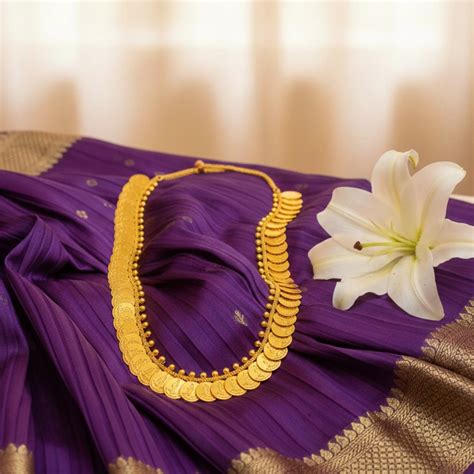 Gold Plated Traditional Kasu/Kasulaperu/Coin Necklace - The Timeless G ...
