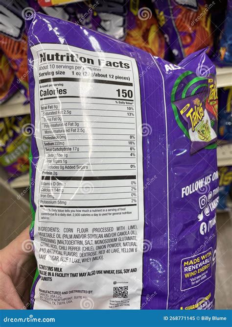 Takis Fuego Nutrition Facts at Madeleine Darbyshire blog