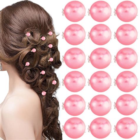Trianu 30 Pcs Mini Pearl Hair Clips for Girls Women Cute Hair Pins ...