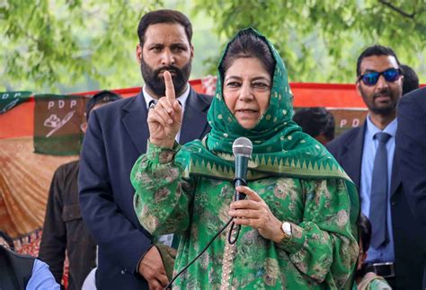Express unhappiness over Art 370 abrogation through votes: Mehbooba to ...