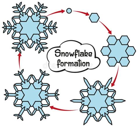 Image result for Snowflake Formation Process