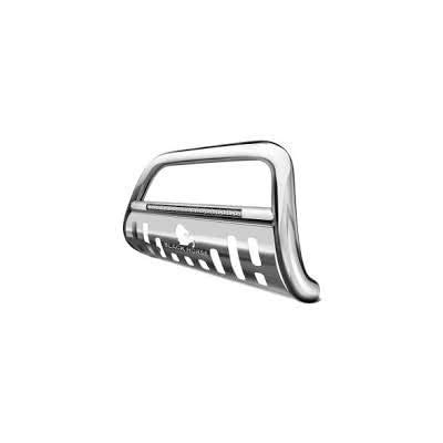 Buy BLACK HORSE Beacon Bull Bar Skid Plate Stainless Steel Compatible ...