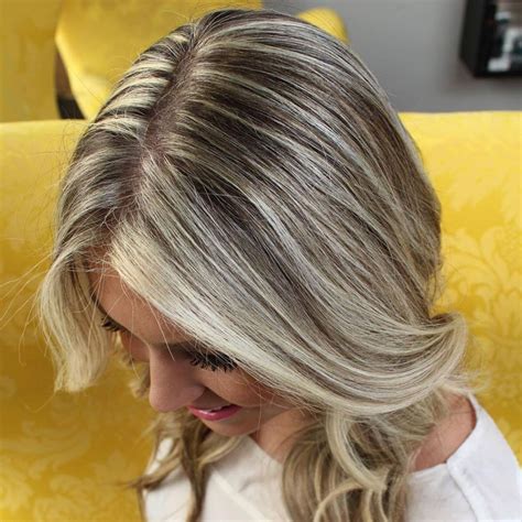 brown hair turning blonde