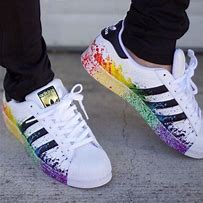 Image result for Adidas Rainbow Sneakers