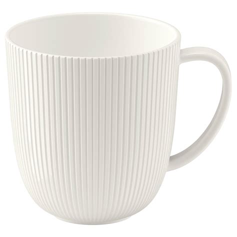 OFANTLIGT mug, white, 31 cl (10.5 oz) - IKEA