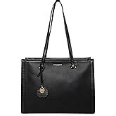 Accessorize London Women's White Shoulder Bag |Fits Upto 14 Inch Laptop ...