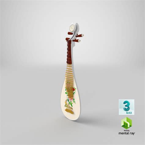 Chinese Stringed Instrument Pipa 3D Model $41 - .3ds .blend .c4d .fbx ...