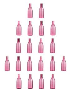 Rose lightweight plastic water bottle, perfect for daily hydration on ...