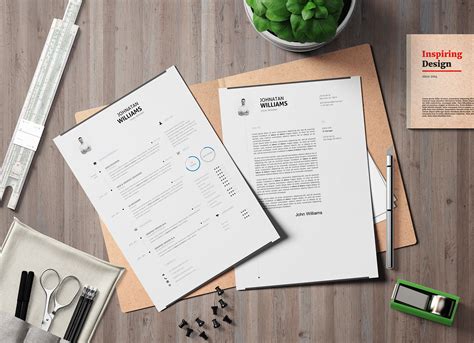 Free Simple Resume Format & Cover Letter in INDD, IDML, DOC & DOCX ...