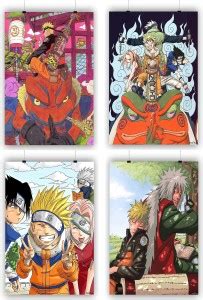 Naruto Super Hero Combo 405 for wall decoration Paper Print - Animation ...