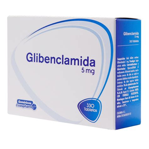 GLIBENCLAMIDA 5 MG x 330 TABLETAS - Laboratorios