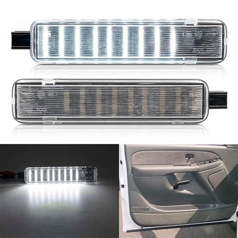Buy LED Courtesy Door Projector Light Replacement for 2003-2007 GM ...