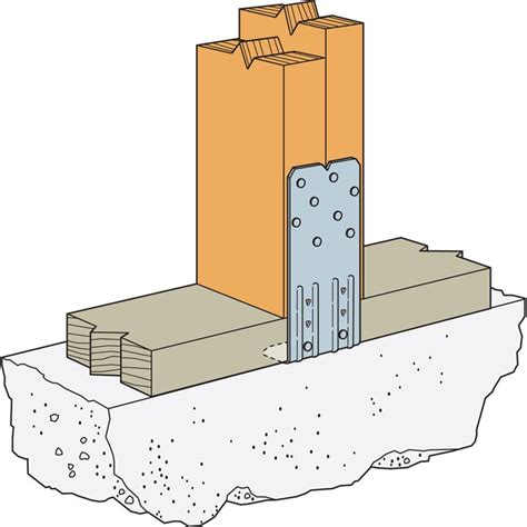 Simpson Strong-Tie 6-11/16-in 18 -Gauge Galvanized Steel Stud plate tie ...