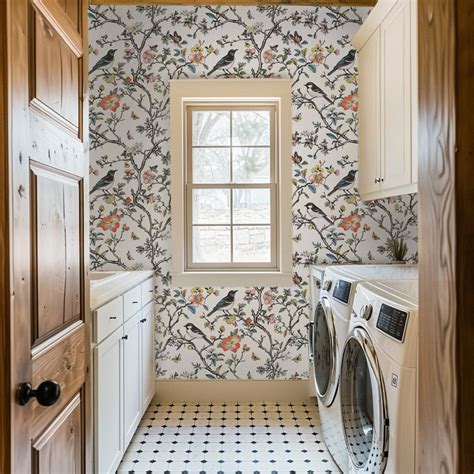 Laundry Room Wallpaper – Painted Paper