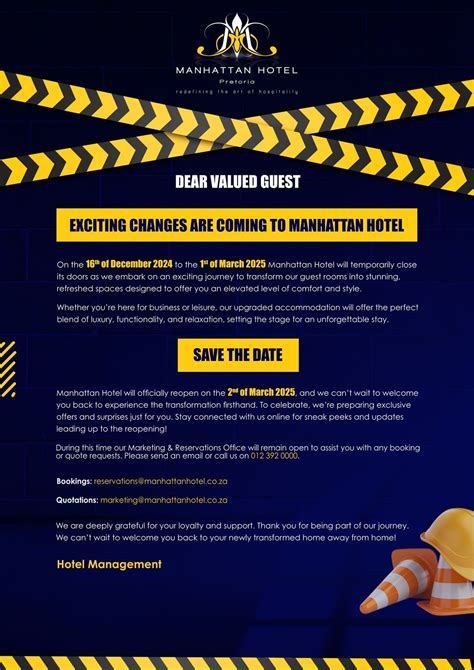 Exciting Changes Coming to the Manhattan Hotel Pretoria in 2025 ...