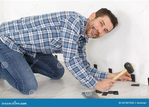 Master Picks Series Wood Floor with Hammer Stock Photo - Image of ...