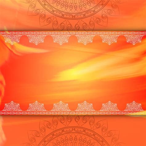 Orange luxury mandala background | Free Vector