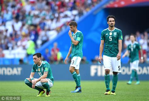 2018俄罗斯世界杯小组赛F组：韩国2-0德国 德国队球员失落