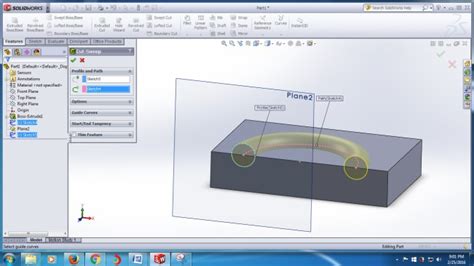 Image result for Fill Cut Features Color SolidWorks