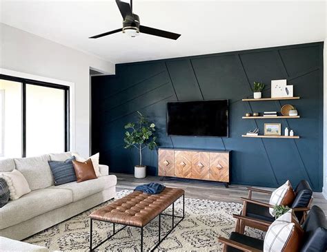 52 timeless accent wall ideas for the living room – Artofit