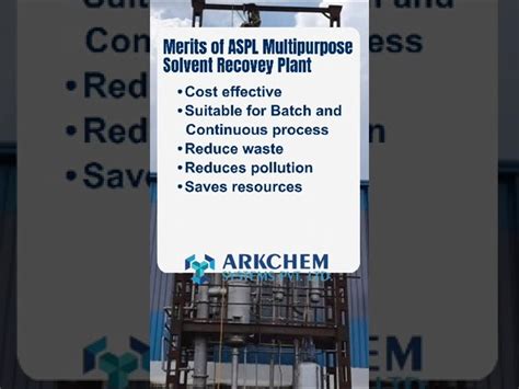 Solvent Recovery Plants - Solvent Recovery Plant Manufacturer from Pune