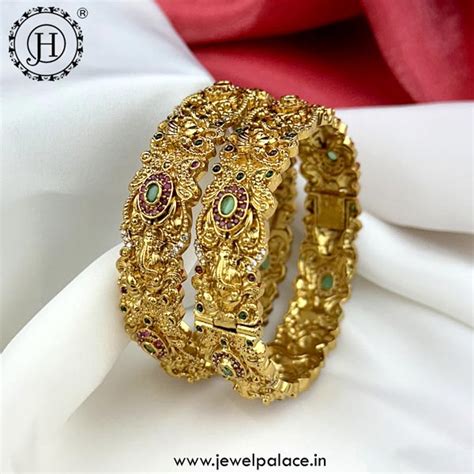 Exquisite Premium Quality Microplated Stone Bangles JH4963 – Jewel Palace