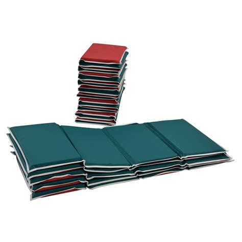 Children's Factory Pillow Rest Mats for Toddlers & Kids, 4-Fold Daycare ...