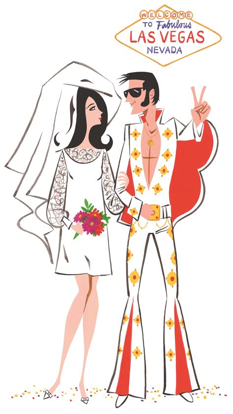 Married In Vegas Clip Art