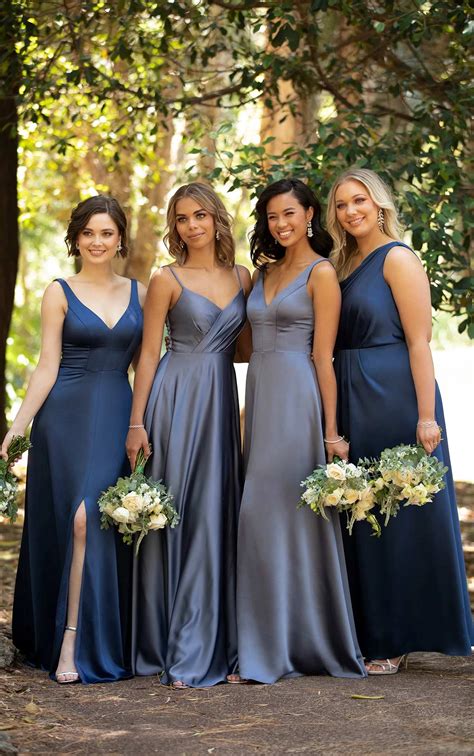 One-Shoulder Charmeuse Bridesmaid Dress with Subtle Pleats | Sorella Vita Bridesmaid Dresses