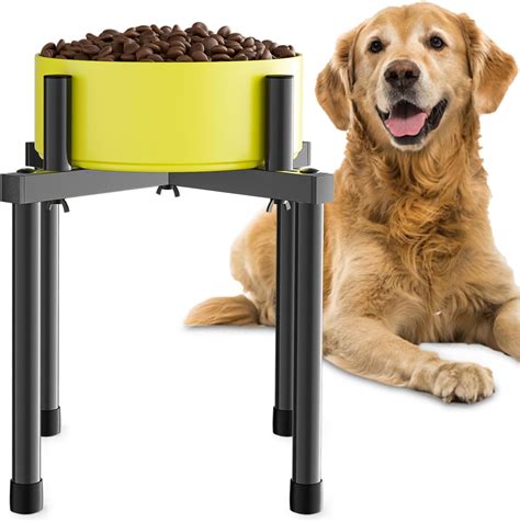 Amazon.com : JANE EYRE Dog Bowl Stand - Adjustable Elevated Dog Water Bowl Stand, Raised Dog ...