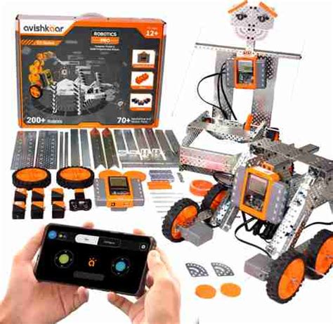 Avishkaar Robotics Pro Kit, 12+ Years, 70+ Parts, 200+ Models, Expert ...