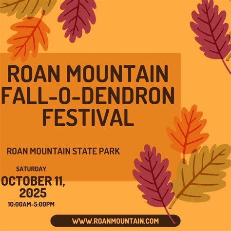 Roan Mountain Fall-O-Dendron Festival , Roan Mountain State Park, 11 ...