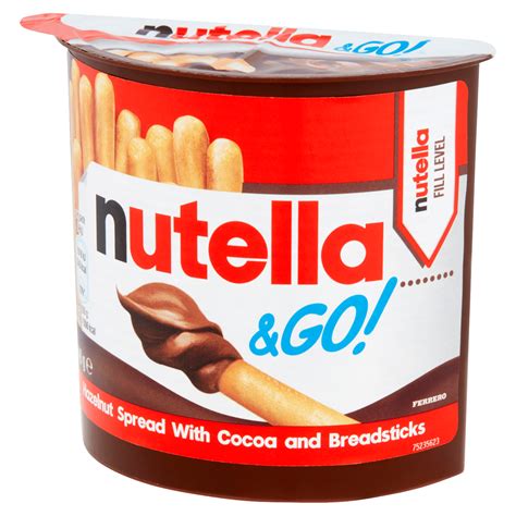NUTELLA® & Go! Hazelnut Spread with Cocoa + Breadsticks 48g - One Stop