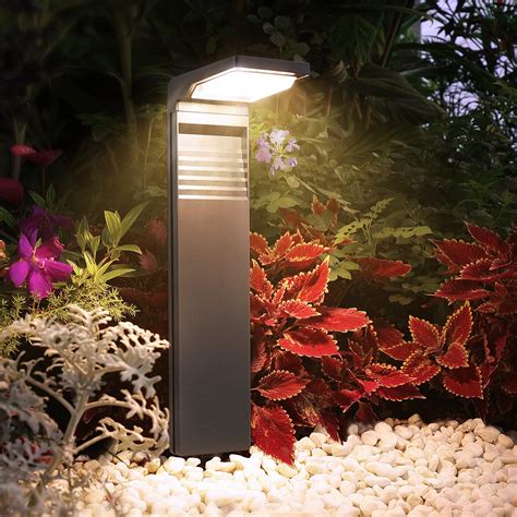 JOFIOS Solar Pathway Lights 8 Pack with Warm White and Cool White Mode ...