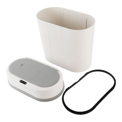 Smart Automatic Sensor Dustbin Oval shape Trash Bin Black 12 Litre ...