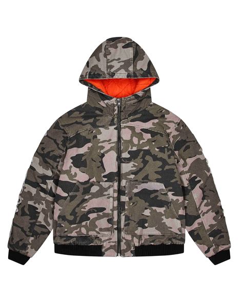 Trapstar Camo Bomber Jacket Khaki