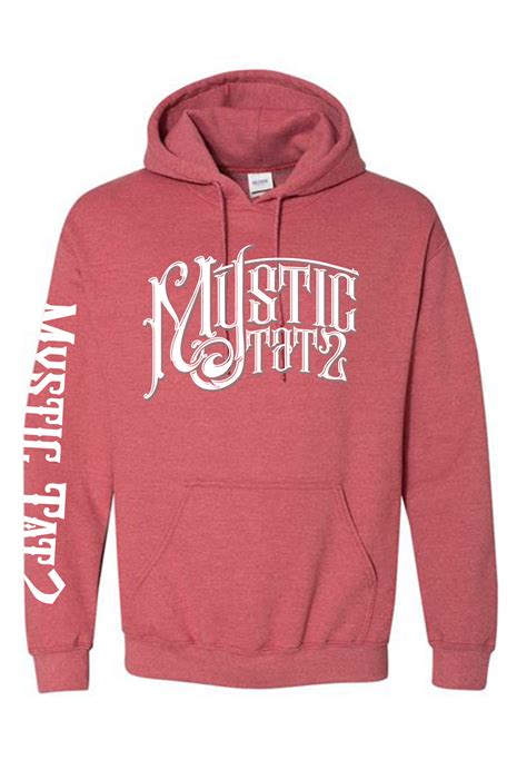HEATHER SPORT SCARLET RED Mystic Tat2 Hoodie