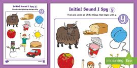 Initial Sounds I Spy Activity: Letter j