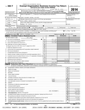 Fillable Online dm76icm4097f8 cloudfront 2014 IRS Form 990-T PDF 843 KB ...