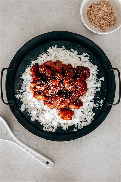 Sticky honey chili chicken — Olive St Kitchen