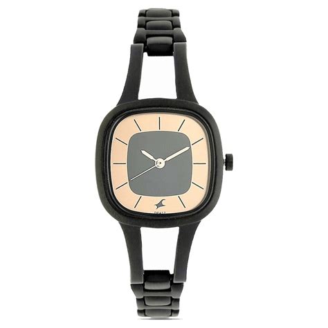 Buy Online Fastrack Quartz Analog Grey Dial Metal Strap Watch for Girls ...