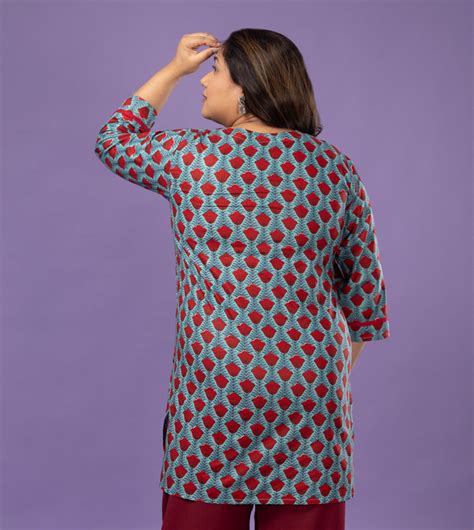 Sizeupp | Plus Size Kurta For Women | 3XL - 10XL | 100% Cotton | Print