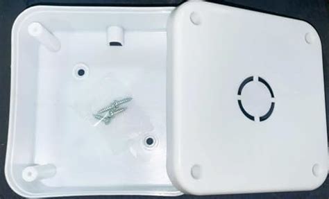 Generic PVC Junction Box for CCTV Camera Mounting - 4X4, Waterproof ...