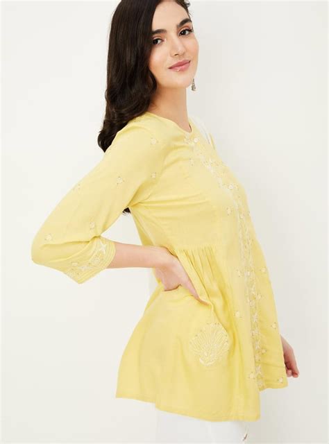 Buy Women Embroidered A-line Tunic Online at just Rs. 799.0 ...