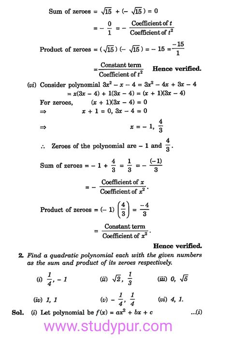 Image result for Class 10 Math Polynomials