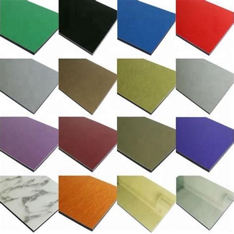 PE PVDF Fireproof Building Material Wall Panel Aluminum Composite Panel ...
