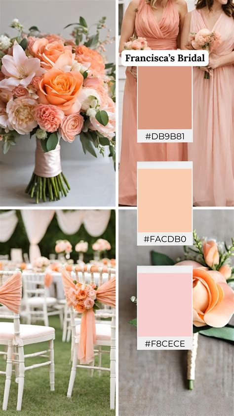 Stunning Peach and Pink Wedding Color Ideas for Your Special Day in ...