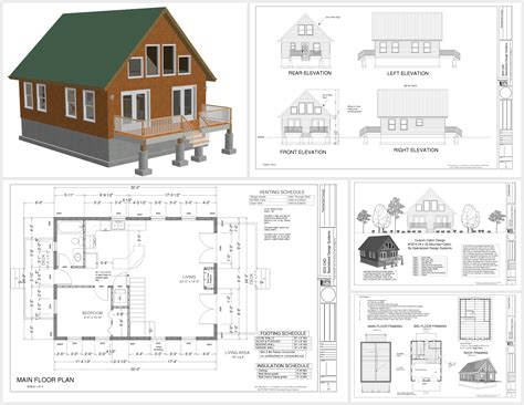 24X36 Cabin Floor Plans