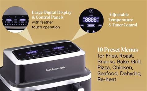 Morphy Richards DuoCrisp Air fryer for home | Two independent basket ...