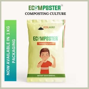 ECOMASTER Composting Microbes Pack of 1 kg - EcolAgro Venture Pvt Ltd ...